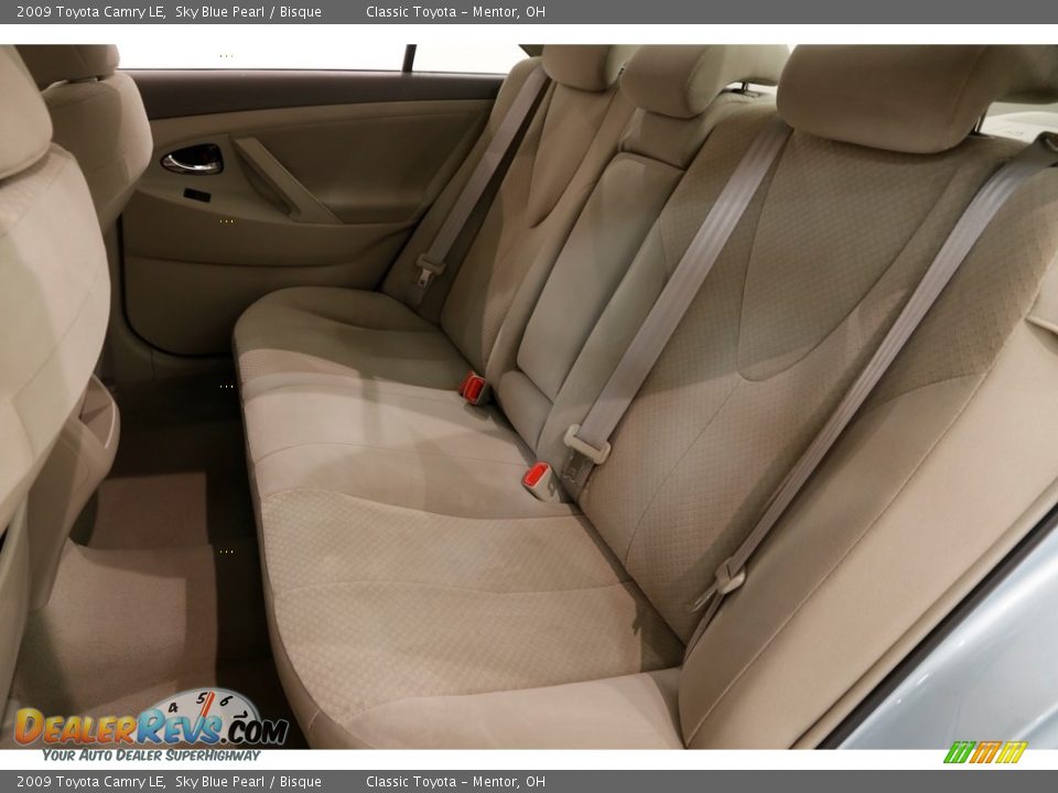 2009 Toyota Camry LE Sky Blue Pearl / Bisque Photo #14