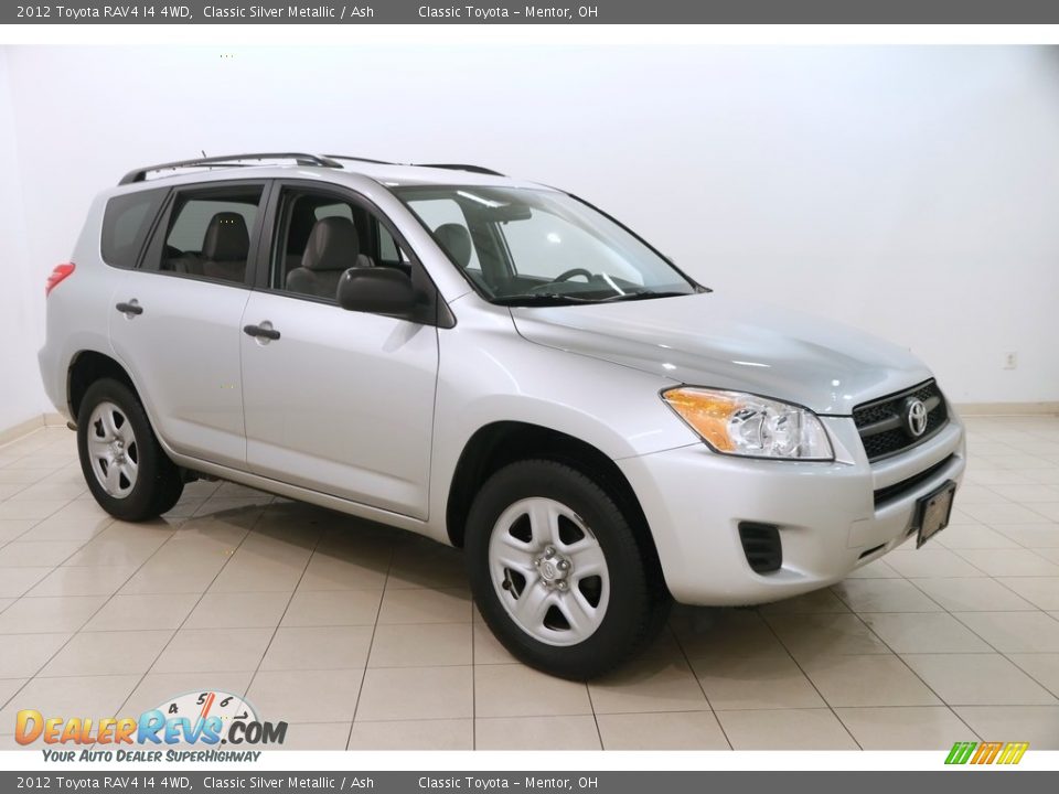 2012 Toyota RAV4 I4 4WD Classic Silver Metallic / Ash Photo #1