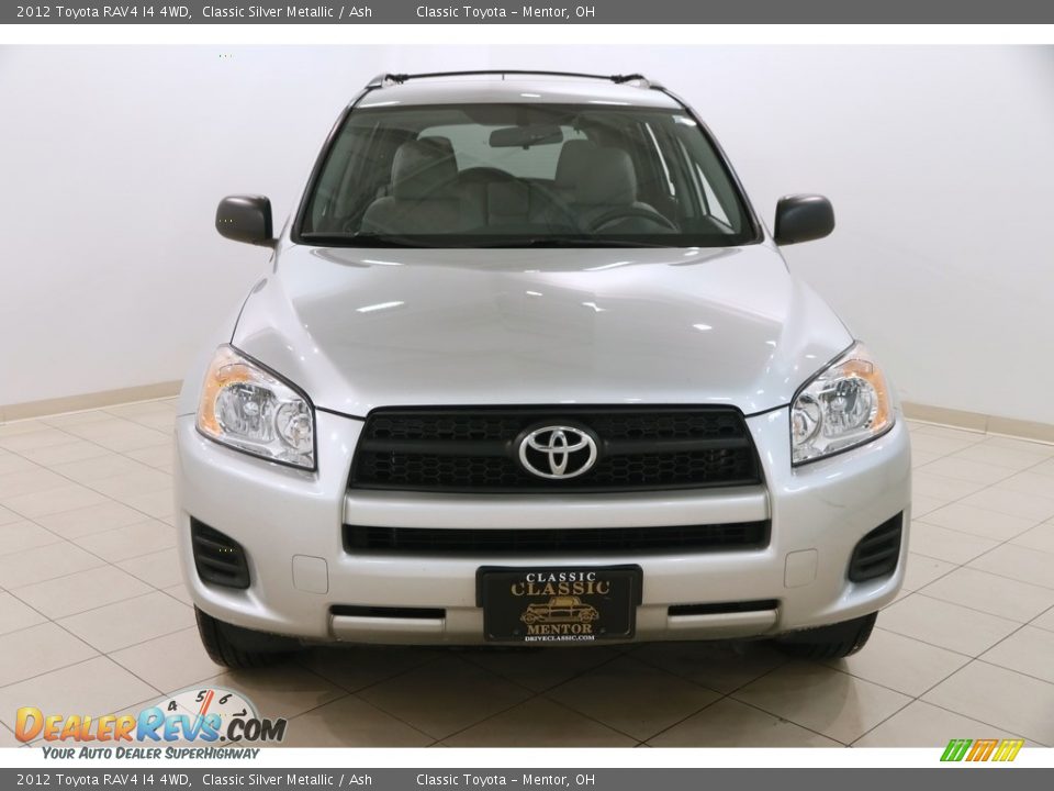 2012 Toyota RAV4 I4 4WD Classic Silver Metallic / Ash Photo #2