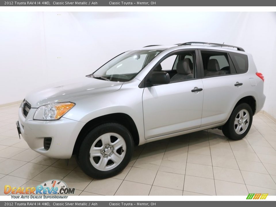 2012 Toyota RAV4 I4 4WD Classic Silver Metallic / Ash Photo #3