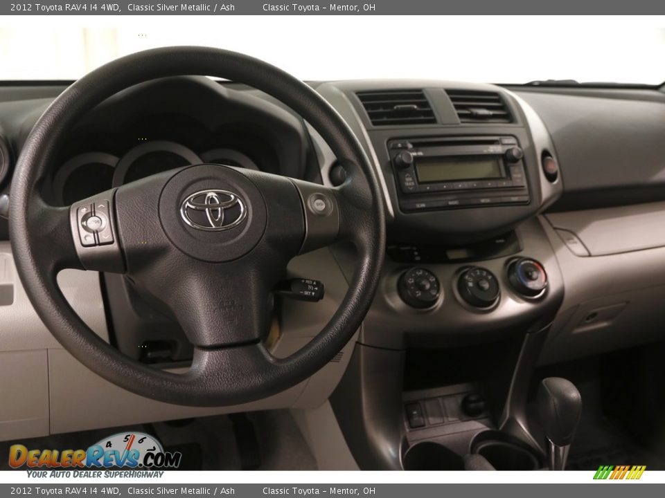 2012 Toyota RAV4 I4 4WD Classic Silver Metallic / Ash Photo #6