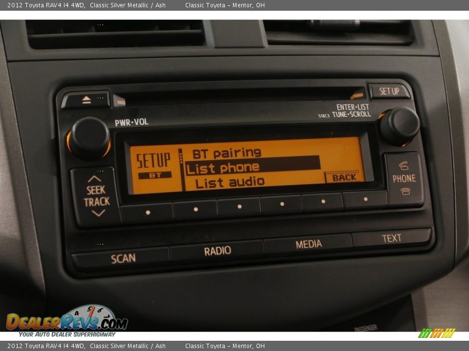 2012 Toyota RAV4 I4 4WD Classic Silver Metallic / Ash Photo #11