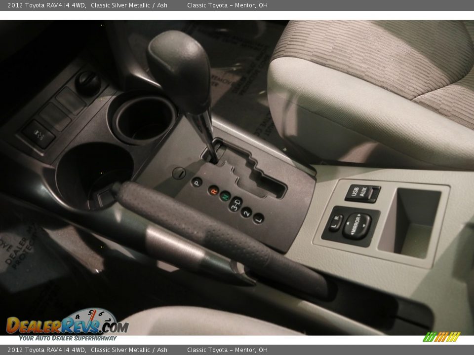 2012 Toyota RAV4 I4 4WD Classic Silver Metallic / Ash Photo #12
