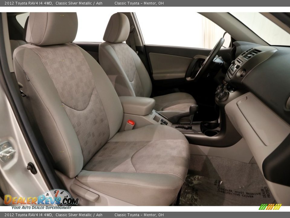 2012 Toyota RAV4 I4 4WD Classic Silver Metallic / Ash Photo #15