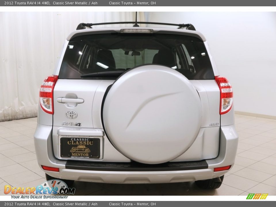 2012 Toyota RAV4 I4 4WD Classic Silver Metallic / Ash Photo #18