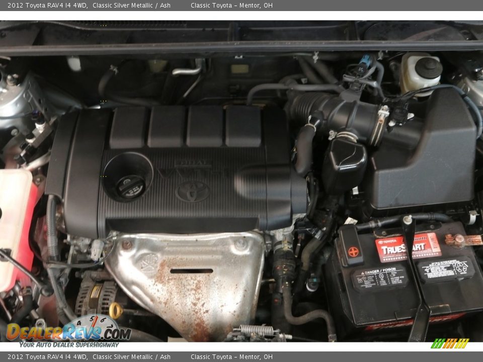 2012 Toyota RAV4 I4 4WD Classic Silver Metallic / Ash Photo #19