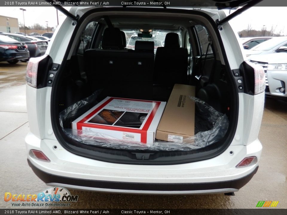 2018 Toyota RAV4 Limited AWD Blizzard White Pearl / Ash Photo #6
