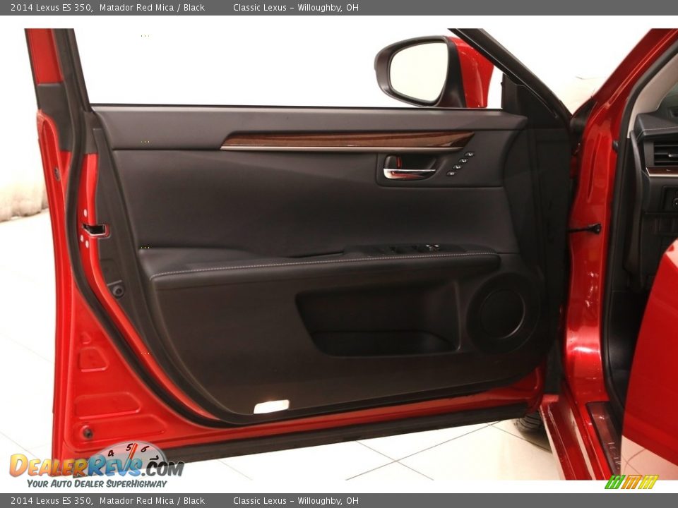 2014 Lexus ES 350 Matador Red Mica / Black Photo #4