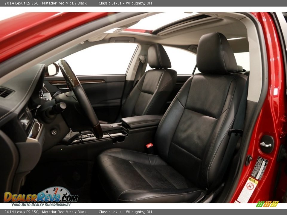 2014 Lexus ES 350 Matador Red Mica / Black Photo #6