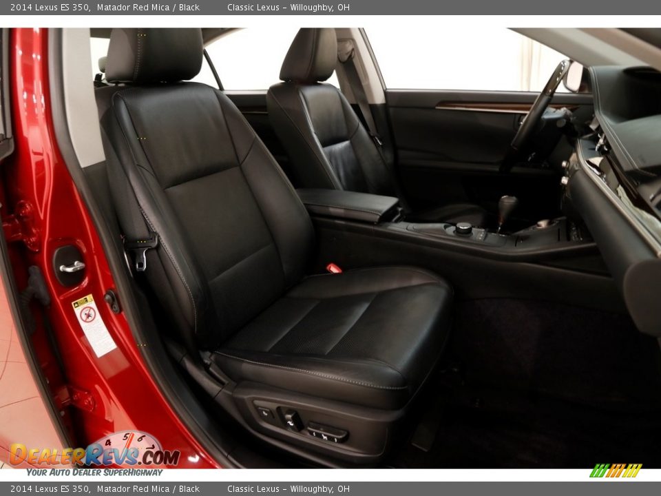 2014 Lexus ES 350 Matador Red Mica / Black Photo #16