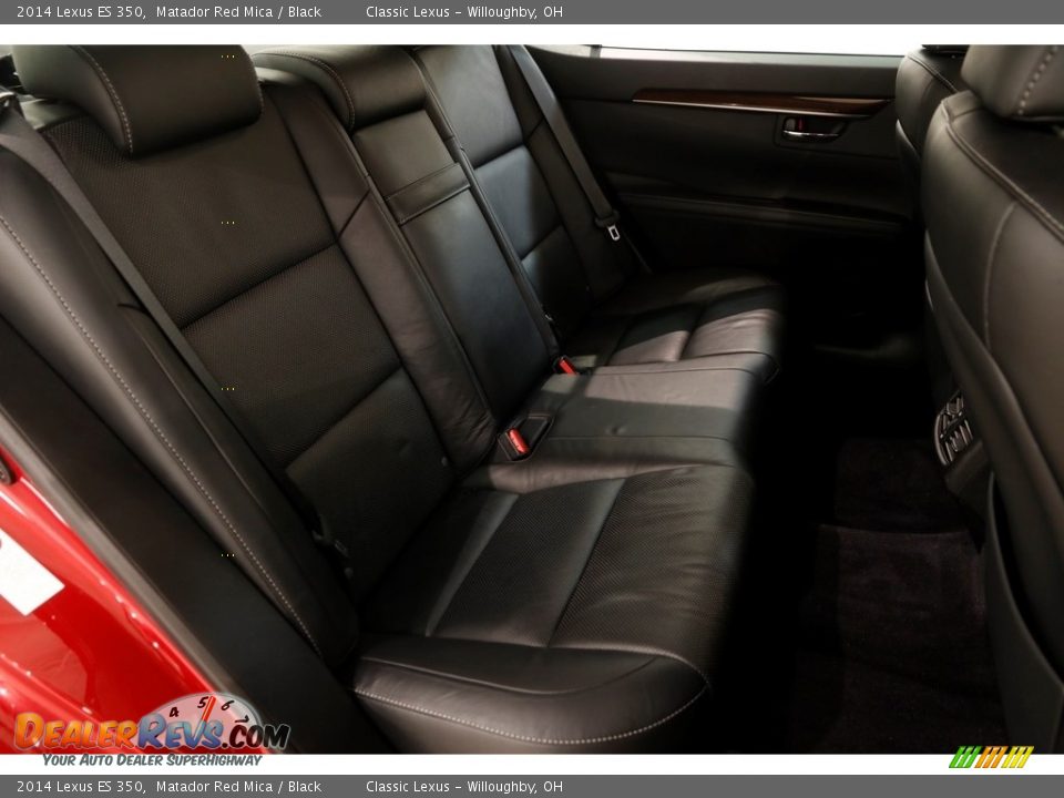 2014 Lexus ES 350 Matador Red Mica / Black Photo #17