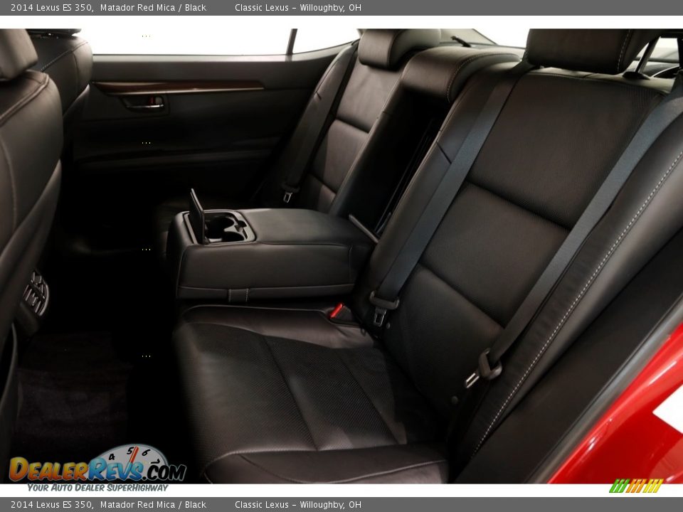2014 Lexus ES 350 Matador Red Mica / Black Photo #19