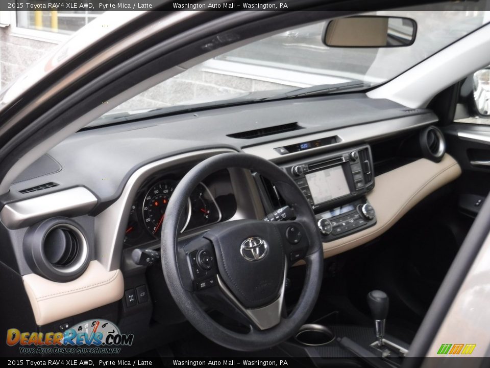 2015 Toyota RAV4 XLE AWD Pyrite Mica / Latte Photo #13