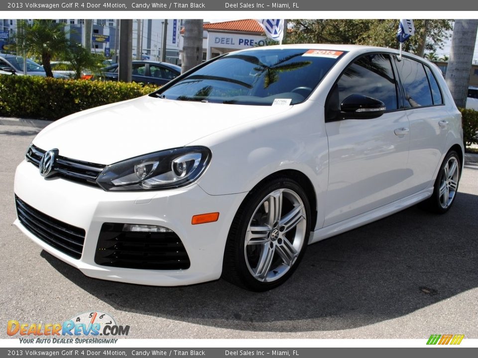 2013 Volkswagen Golf R 4 Door 4Motion Candy White / Titan Black Photo #5