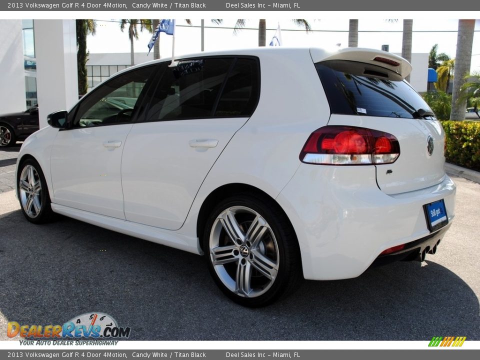 2013 Volkswagen Golf R 4 Door 4Motion Candy White / Titan Black Photo #7