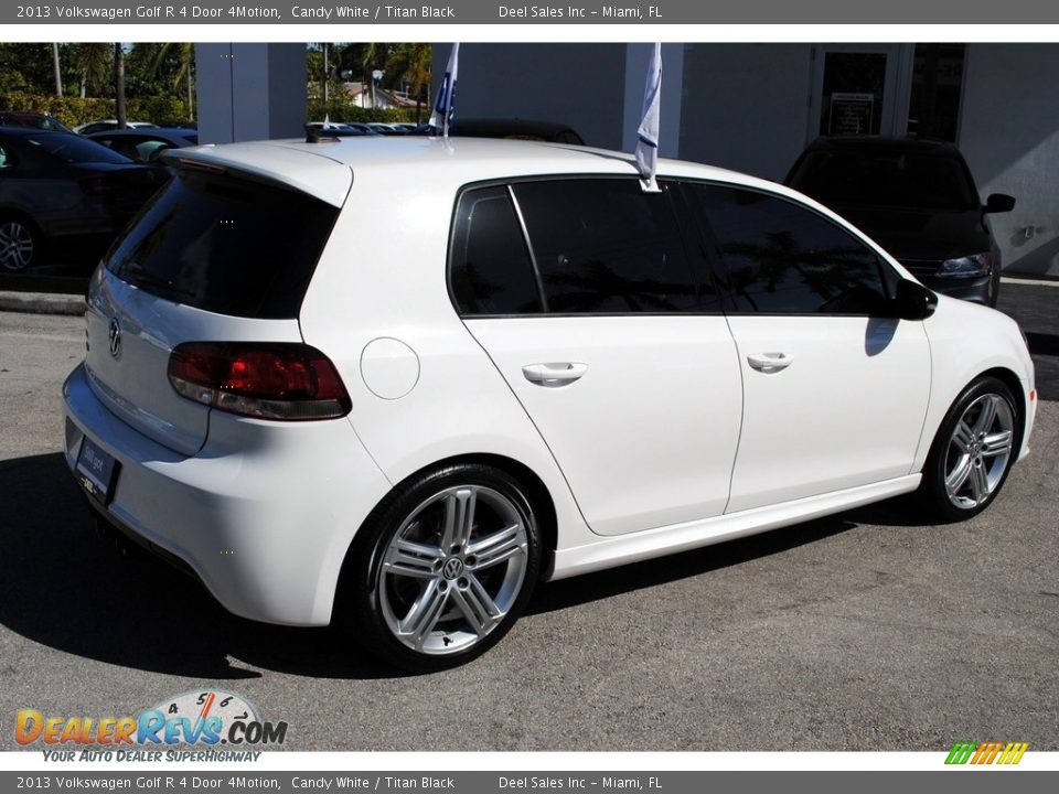 2013 Volkswagen Golf R 4 Door 4Motion Candy White / Titan Black Photo #9