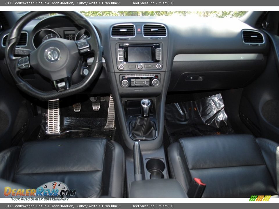 2013 Volkswagen Golf R 4 Door 4Motion Candy White / Titan Black Photo #12