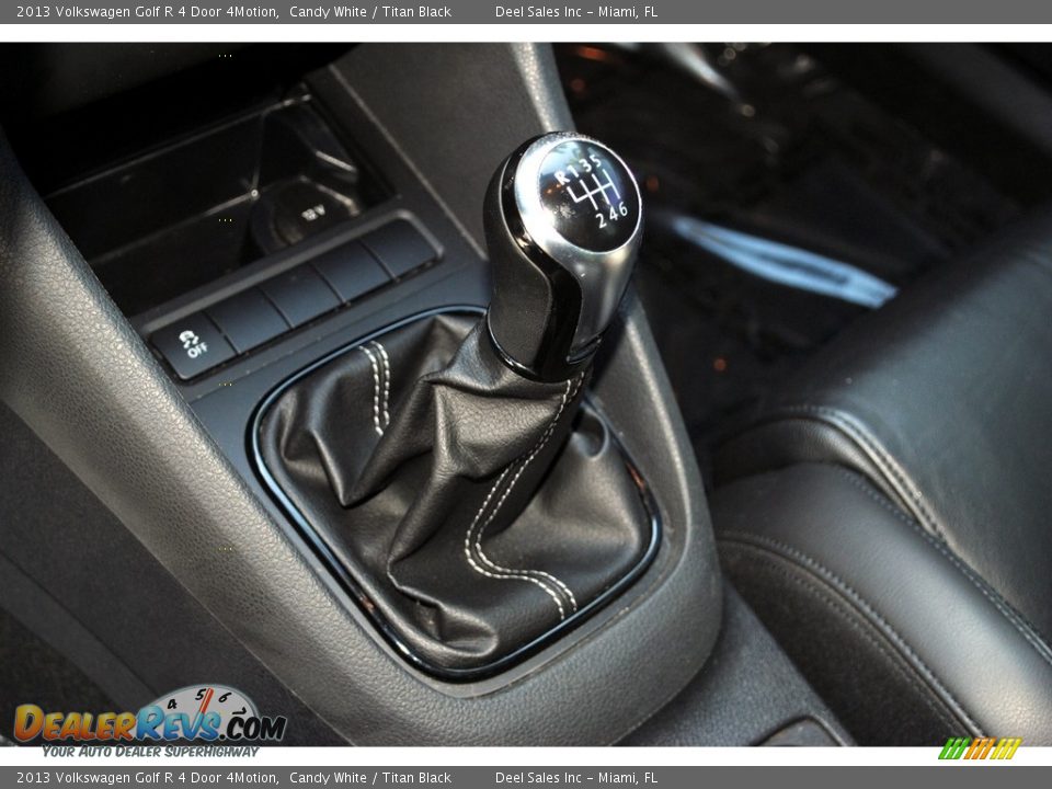 2013 Volkswagen Golf R 4 Door 4Motion Candy White / Titan Black Photo #15