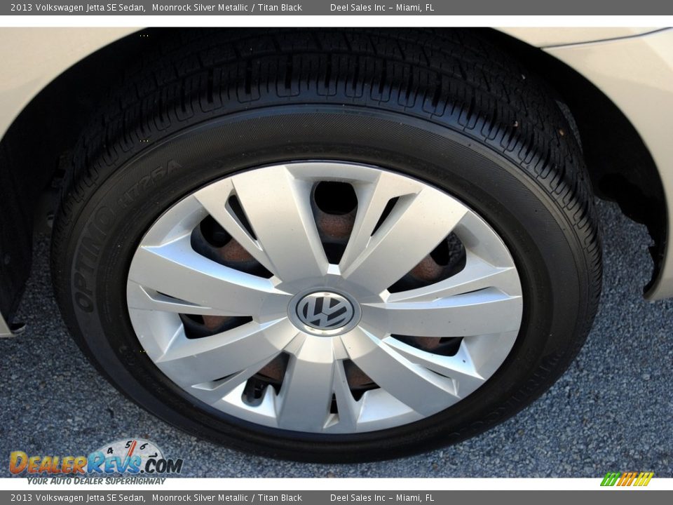 2013 Volkswagen Jetta SE Sedan Moonrock Silver Metallic / Titan Black Photo #10