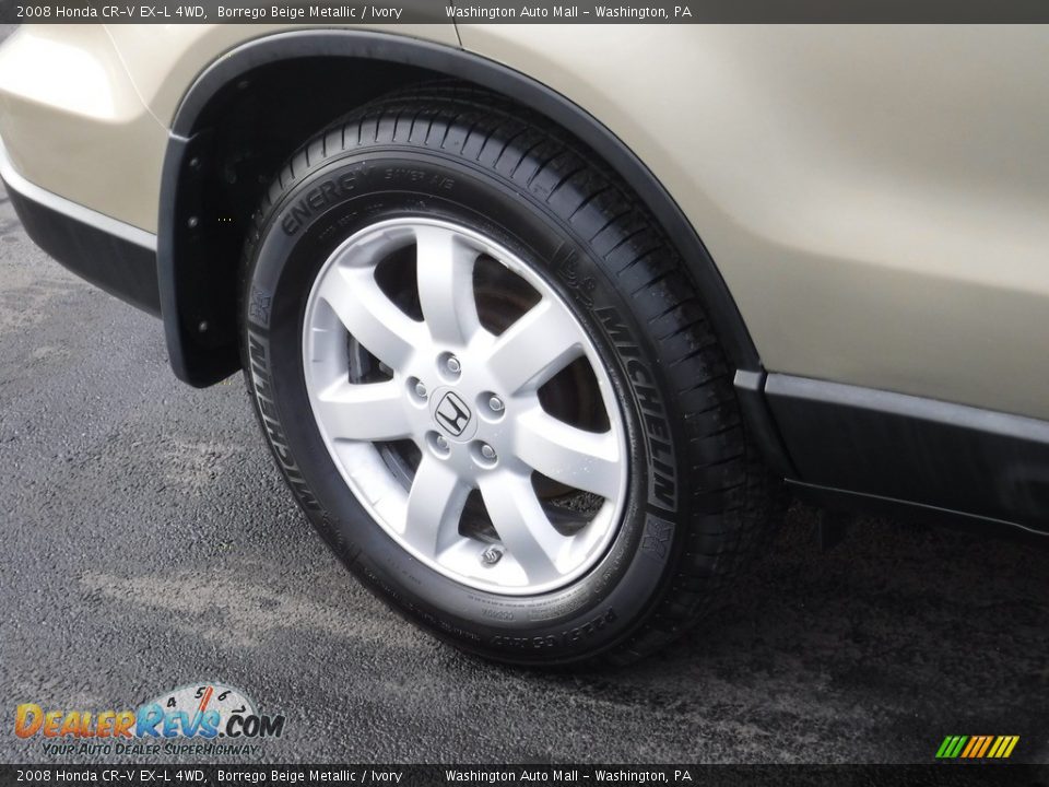 2008 Honda CR-V EX-L 4WD Borrego Beige Metallic / Ivory Photo #3