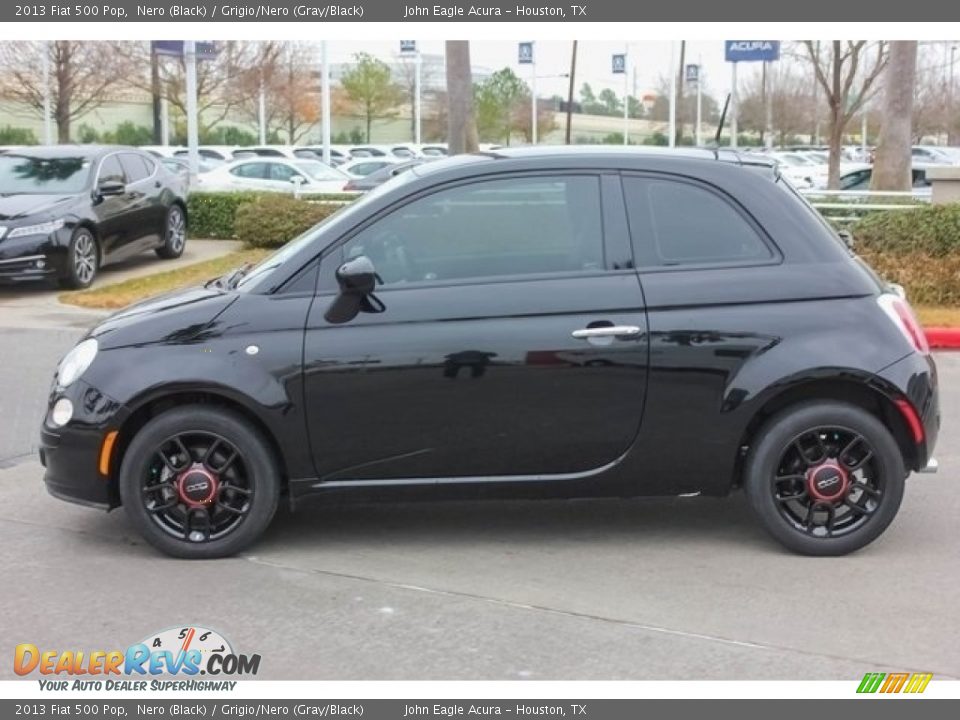 2013 Fiat 500 Pop Nero (Black) / Grigio/Nero (Gray/Black) Photo #4