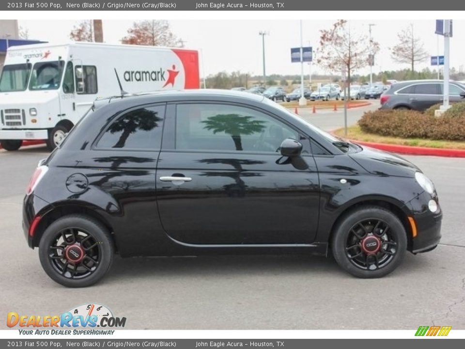 2013 Fiat 500 Pop Nero (Black) / Grigio/Nero (Gray/Black) Photo #8