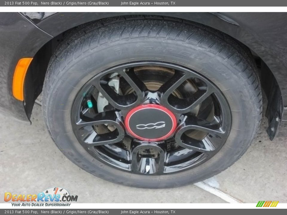 2013 Fiat 500 Pop Nero (Black) / Grigio/Nero (Gray/Black) Photo #13