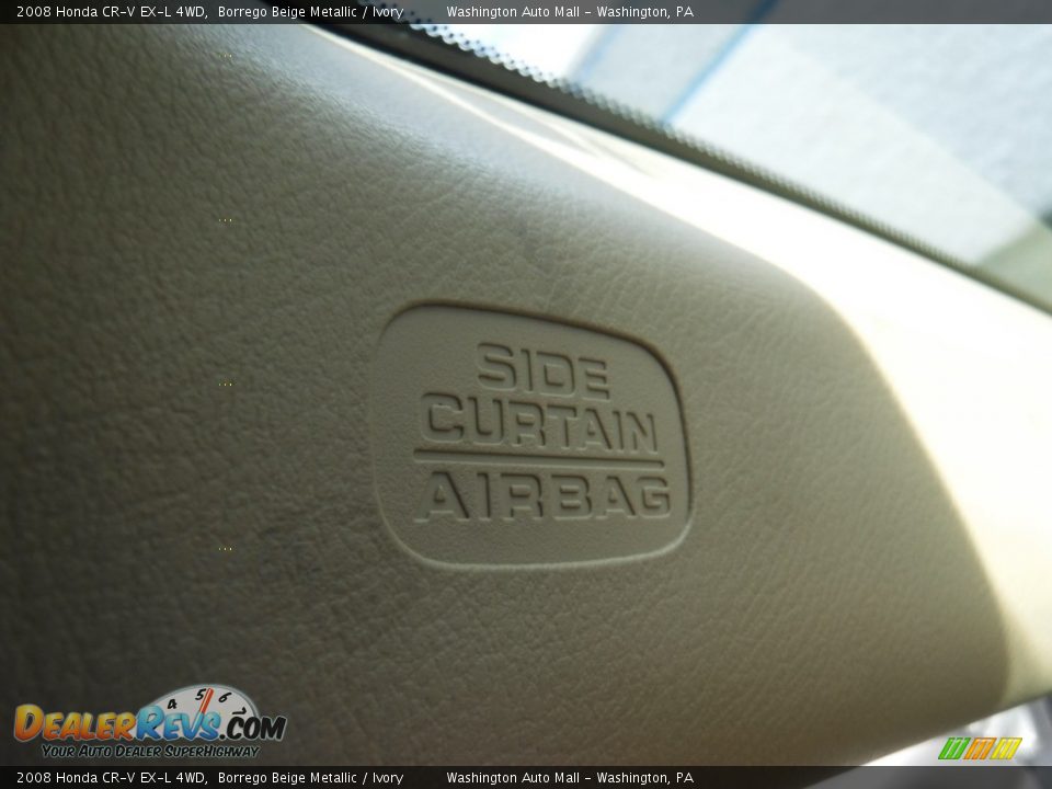 2008 Honda CR-V EX-L 4WD Borrego Beige Metallic / Ivory Photo #20