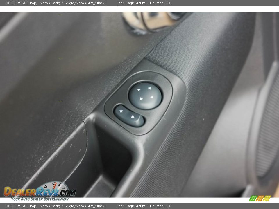 2013 Fiat 500 Pop Nero (Black) / Grigio/Nero (Gray/Black) Photo #15