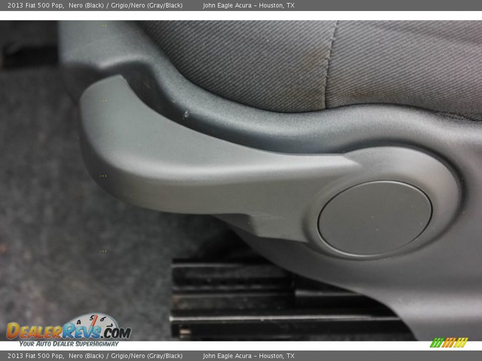 2013 Fiat 500 Pop Nero (Black) / Grigio/Nero (Gray/Black) Photo #16