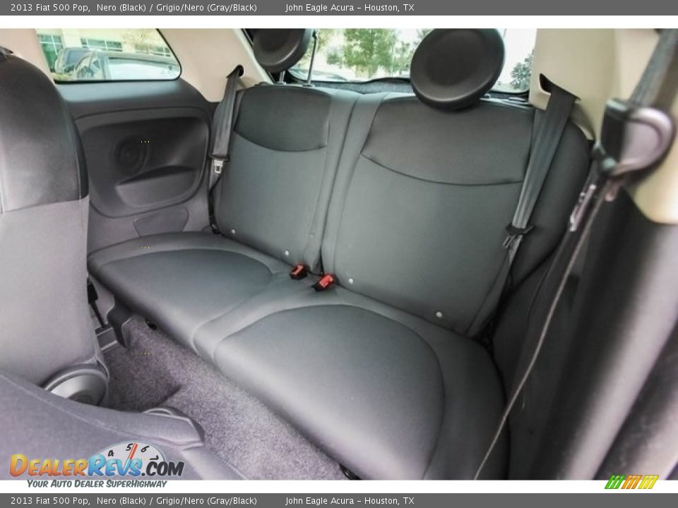 2013 Fiat 500 Pop Nero (Black) / Grigio/Nero (Gray/Black) Photo #18