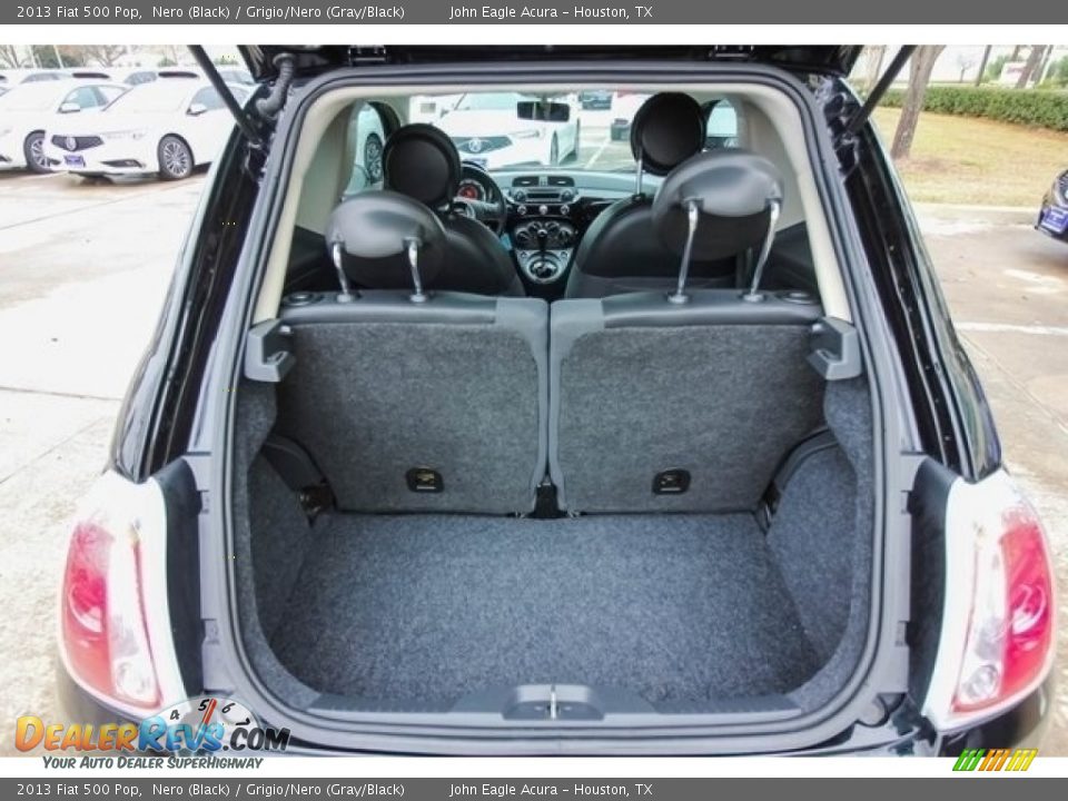 2013 Fiat 500 Pop Nero (Black) / Grigio/Nero (Gray/Black) Photo #19