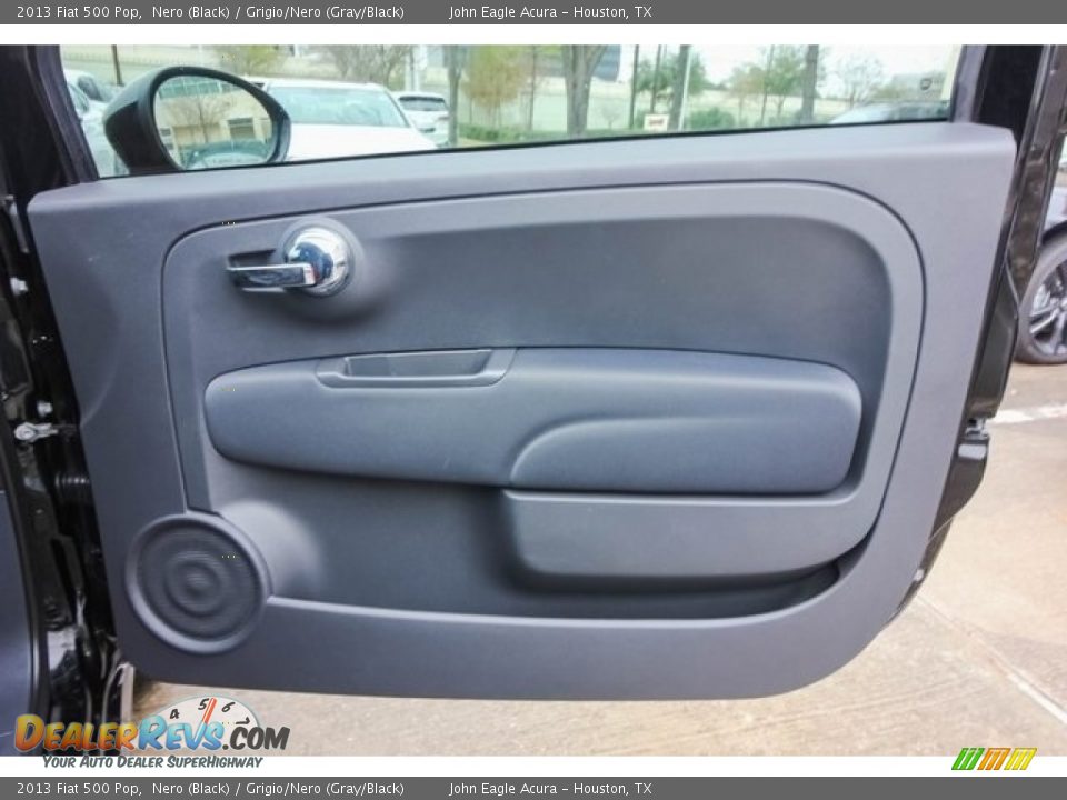 2013 Fiat 500 Pop Nero (Black) / Grigio/Nero (Gray/Black) Photo #20