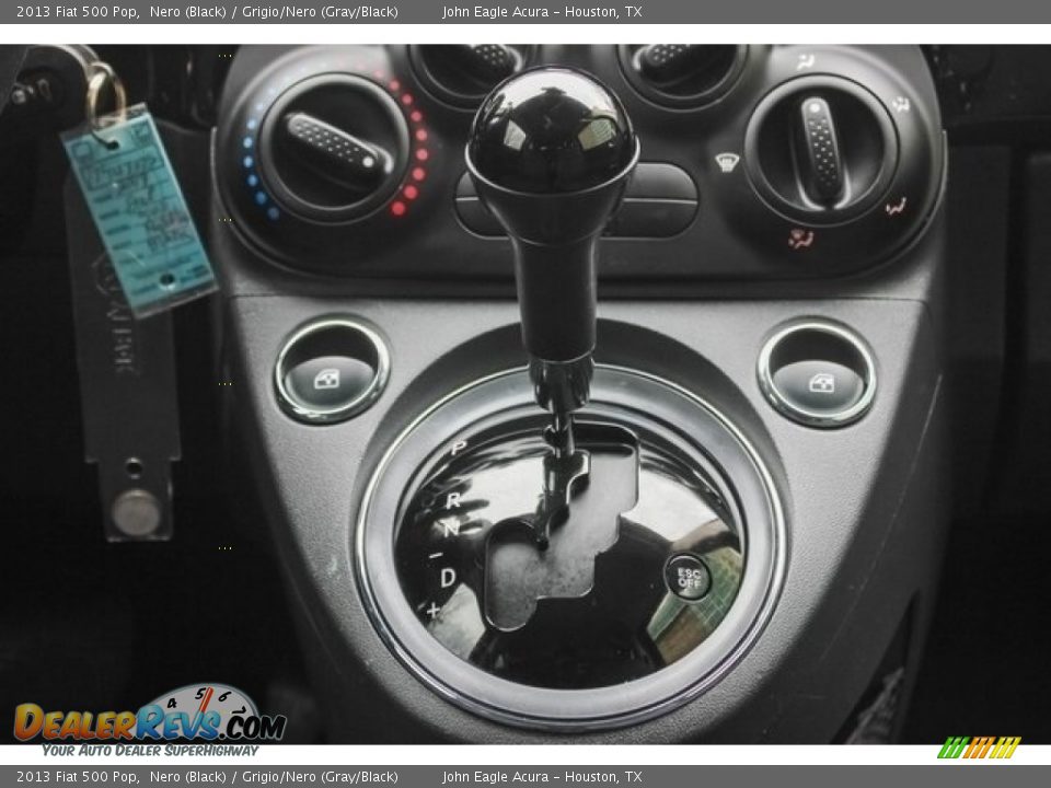 2013 Fiat 500 Pop Nero (Black) / Grigio/Nero (Gray/Black) Photo #26