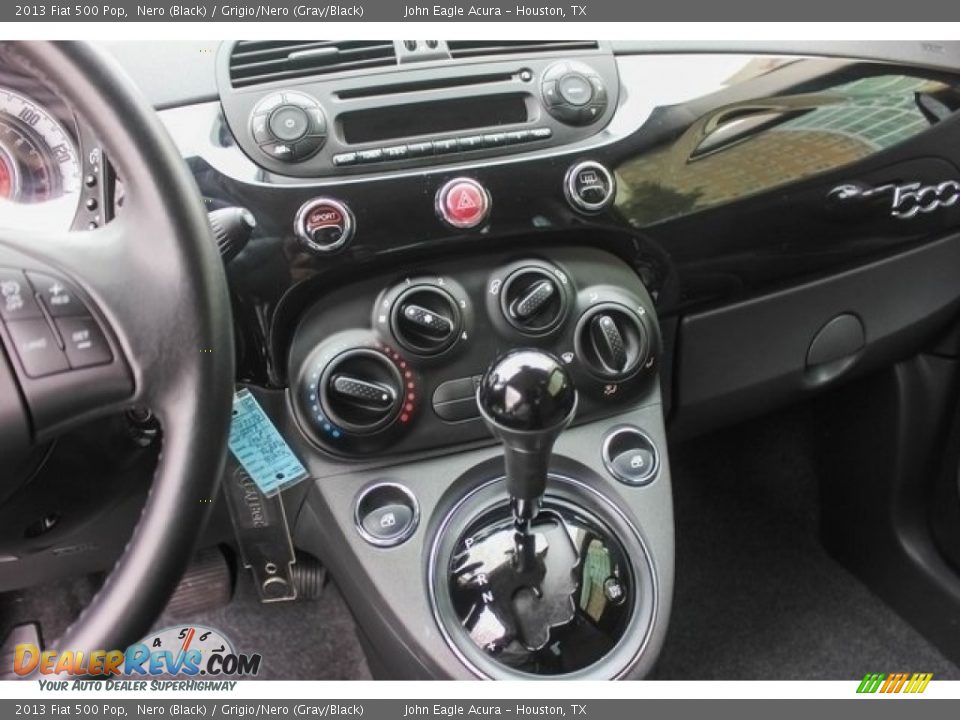 2013 Fiat 500 Pop Nero (Black) / Grigio/Nero (Gray/Black) Photo #27
