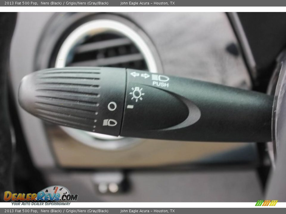 2013 Fiat 500 Pop Nero (Black) / Grigio/Nero (Gray/Black) Photo #29