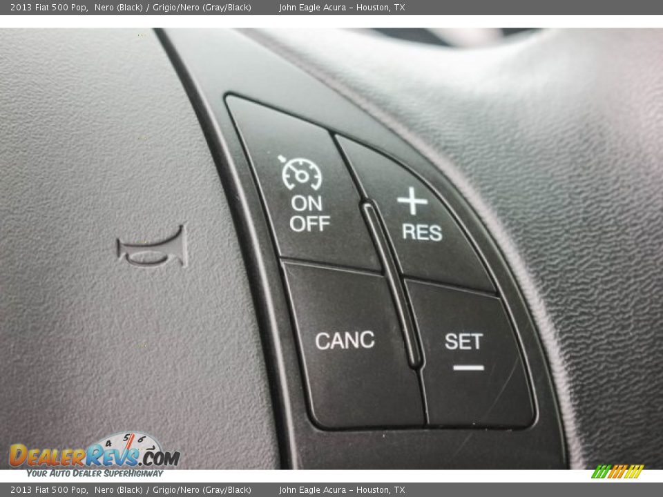 2013 Fiat 500 Pop Nero (Black) / Grigio/Nero (Gray/Black) Photo #30