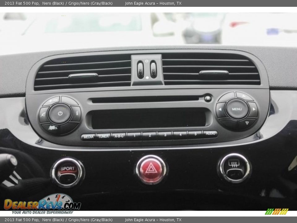 2013 Fiat 500 Pop Nero (Black) / Grigio/Nero (Gray/Black) Photo #35