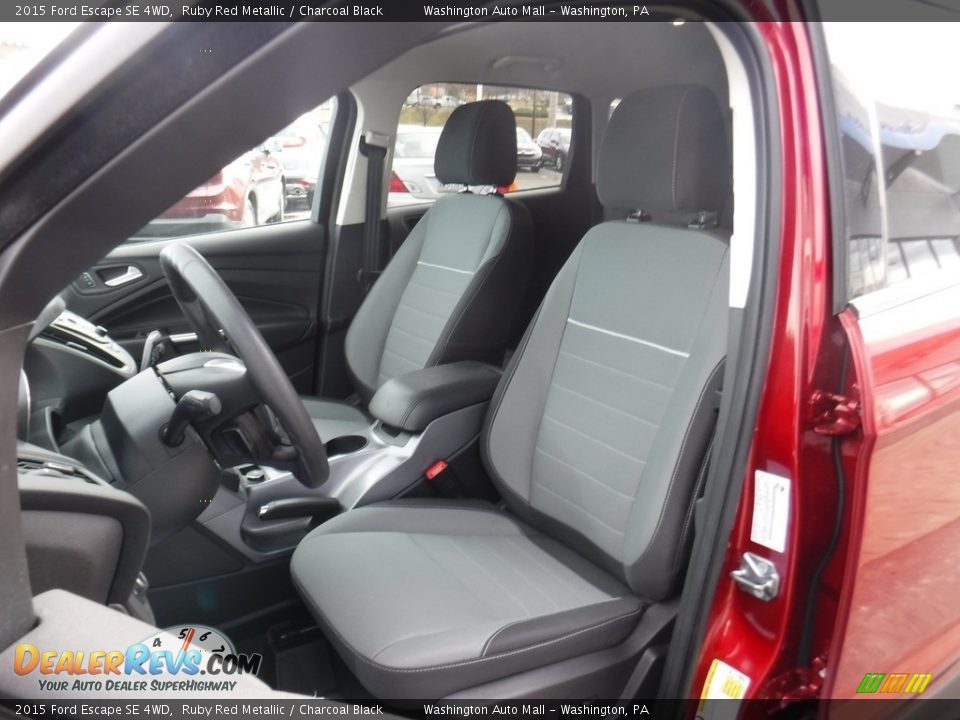 2015 Ford Escape SE 4WD Ruby Red Metallic / Charcoal Black Photo #13