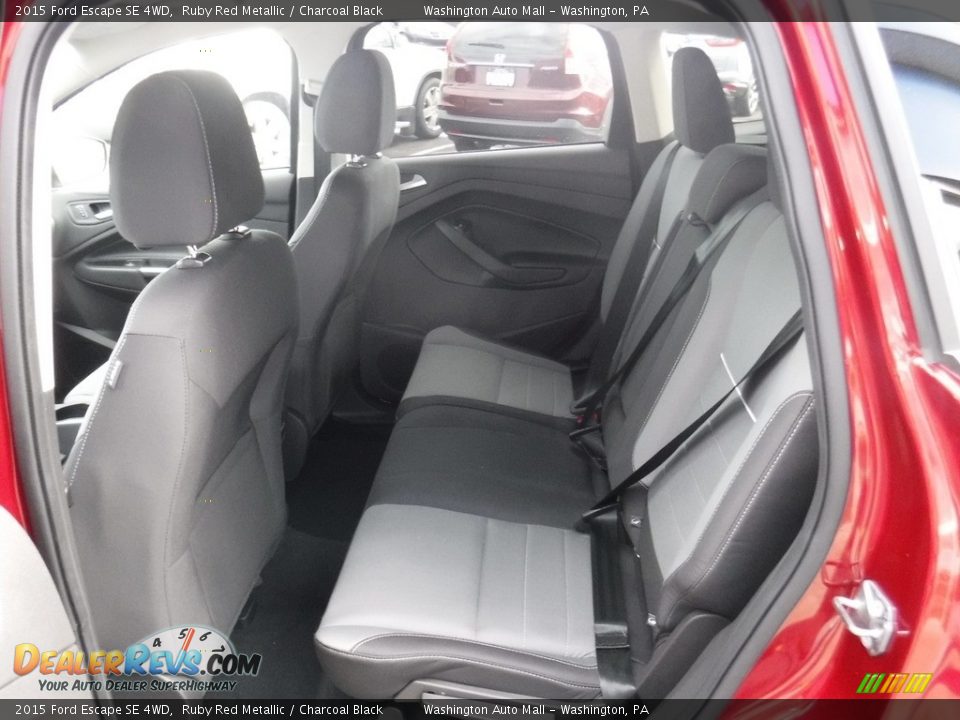 2015 Ford Escape SE 4WD Ruby Red Metallic / Charcoal Black Photo #25