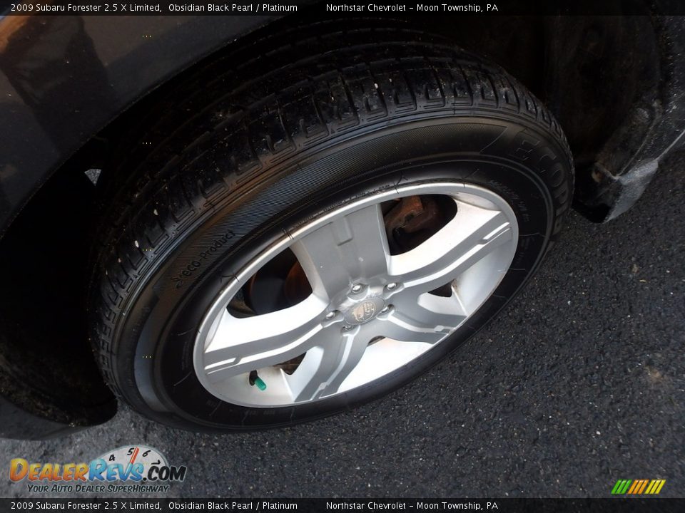 2009 Subaru Forester 2.5 X Limited Obsidian Black Pearl / Platinum Photo #7