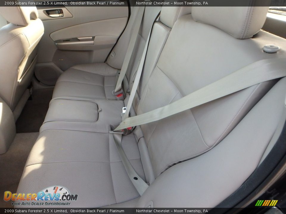 2009 Subaru Forester 2.5 X Limited Obsidian Black Pearl / Platinum Photo #9