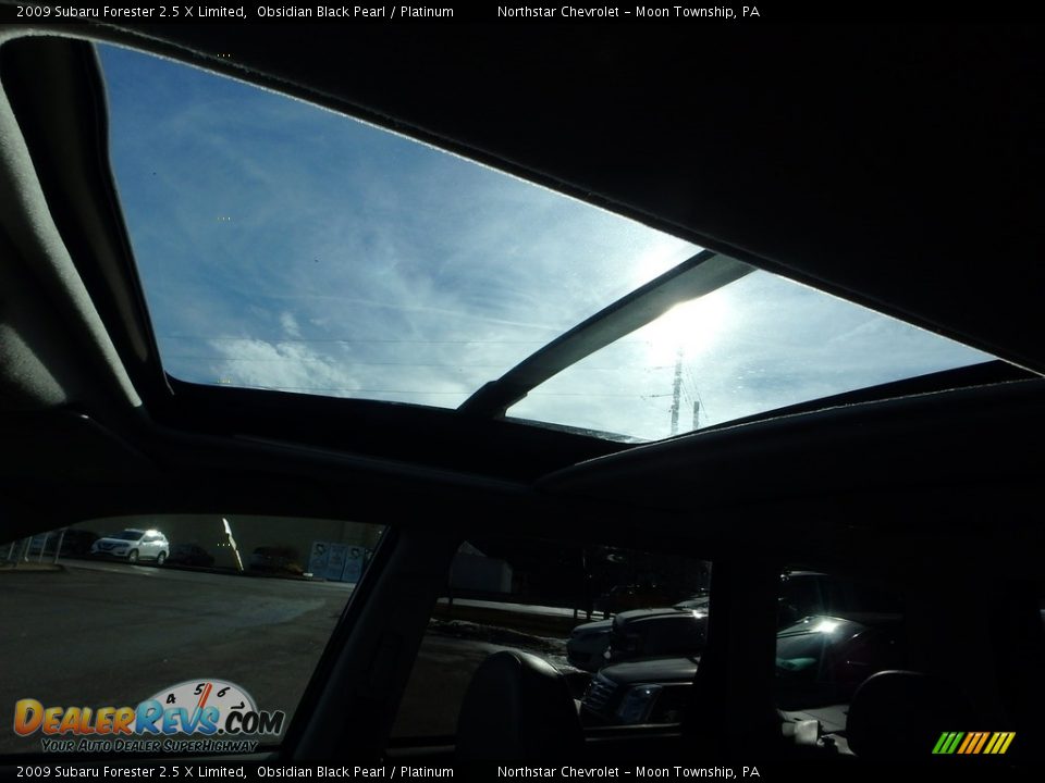 2009 Subaru Forester 2.5 X Limited Obsidian Black Pearl / Platinum Photo #12