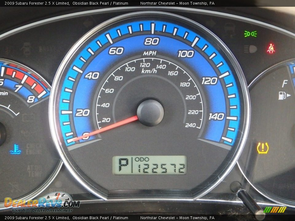 2009 Subaru Forester 2.5 X Limited Obsidian Black Pearl / Platinum Photo #15