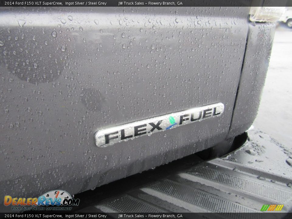 2014 Ford F150 XLT SuperCrew Ingot Silver / Steel Grey Photo #12
