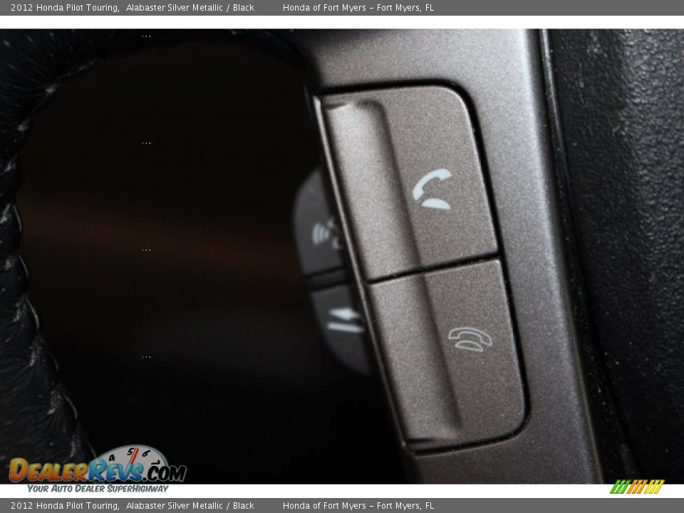 2012 Honda Pilot Touring Alabaster Silver Metallic / Black Photo #21