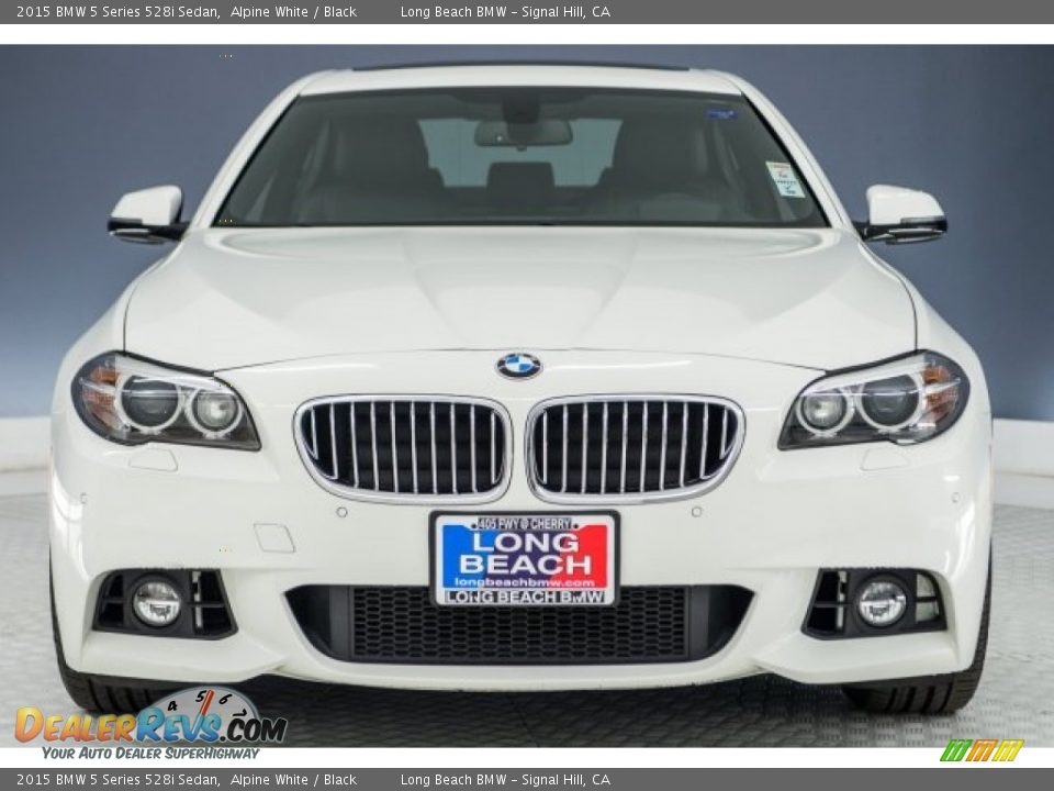 2015 BMW 5 Series 528i Sedan Alpine White / Black Photo #2