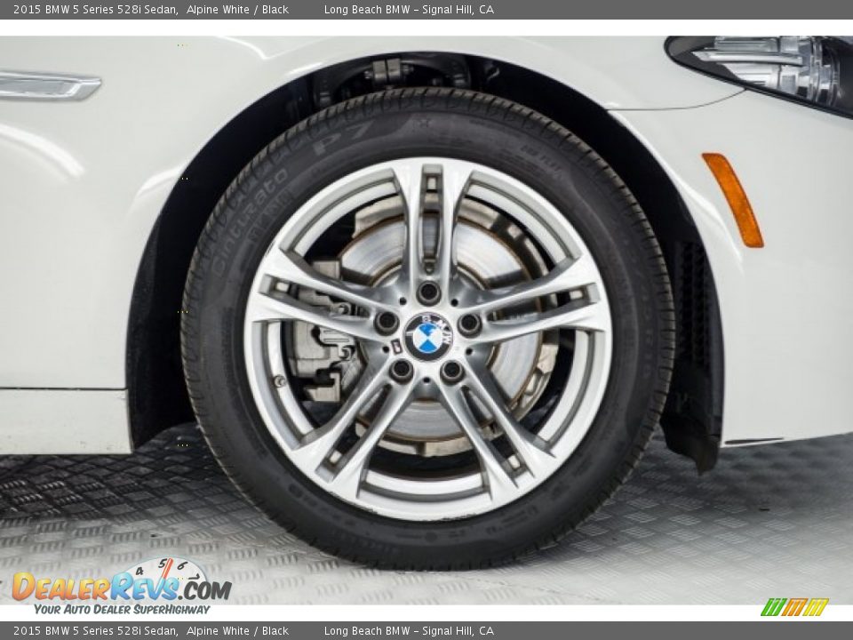 2015 BMW 5 Series 528i Sedan Alpine White / Black Photo #8