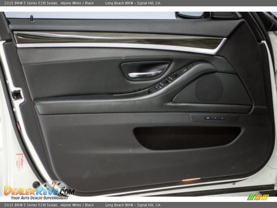 2015 BMW 5 Series 528i Sedan Alpine White / Black Photo #15