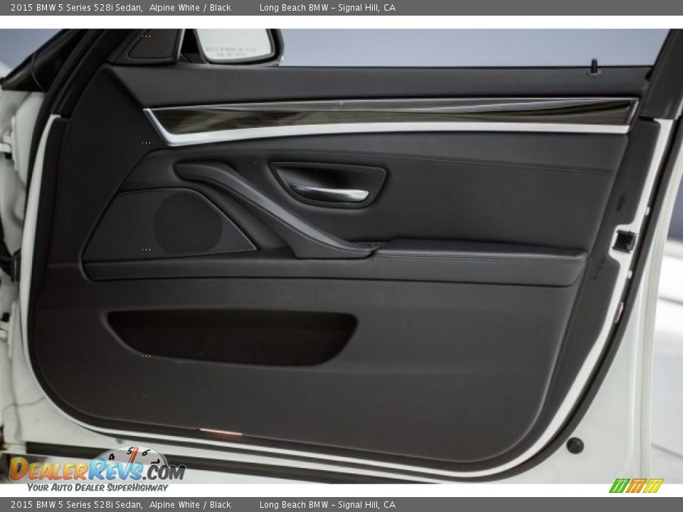 2015 BMW 5 Series 528i Sedan Alpine White / Black Photo #21